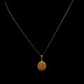 12KT Gold Filled Goldstone Pendant & Necklace