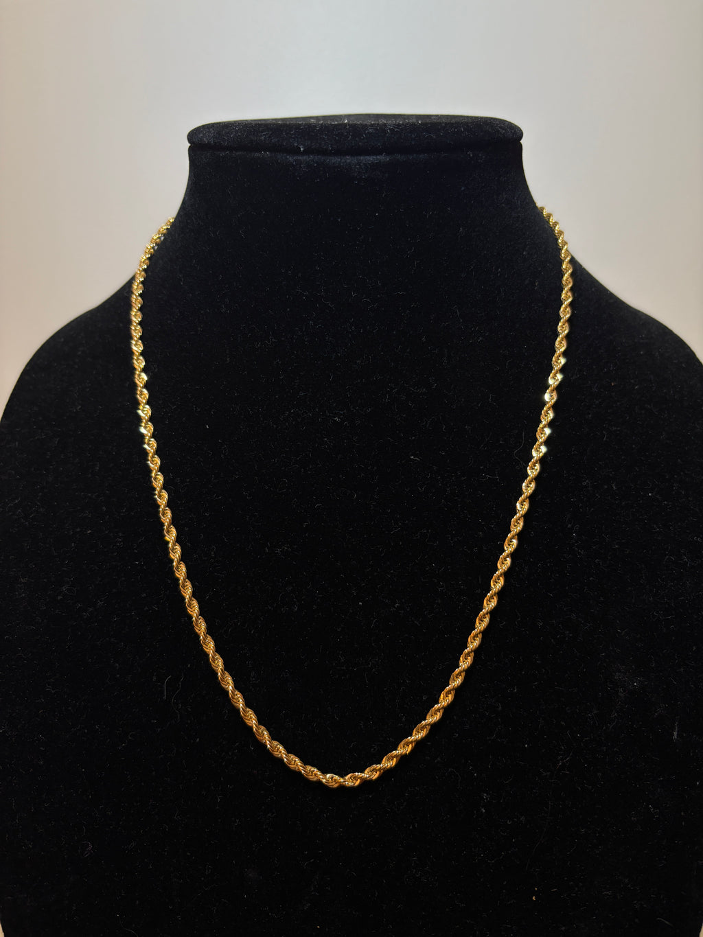 Gold Plated Twisted Chain