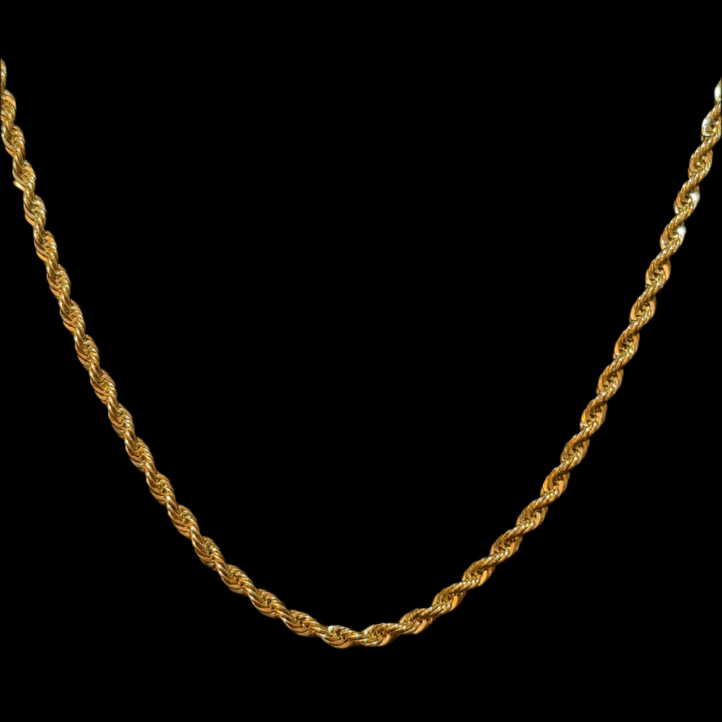 Gold Plated Twisted Chain