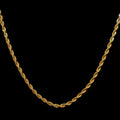 Gold Plated Twisted Chain