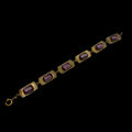 Edwardian Amethyst Paste Station Bracelet