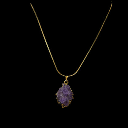 Artistry Gold Plated Amethyst Necklace