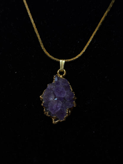 Artistry Gold Plated Amethyst Necklace