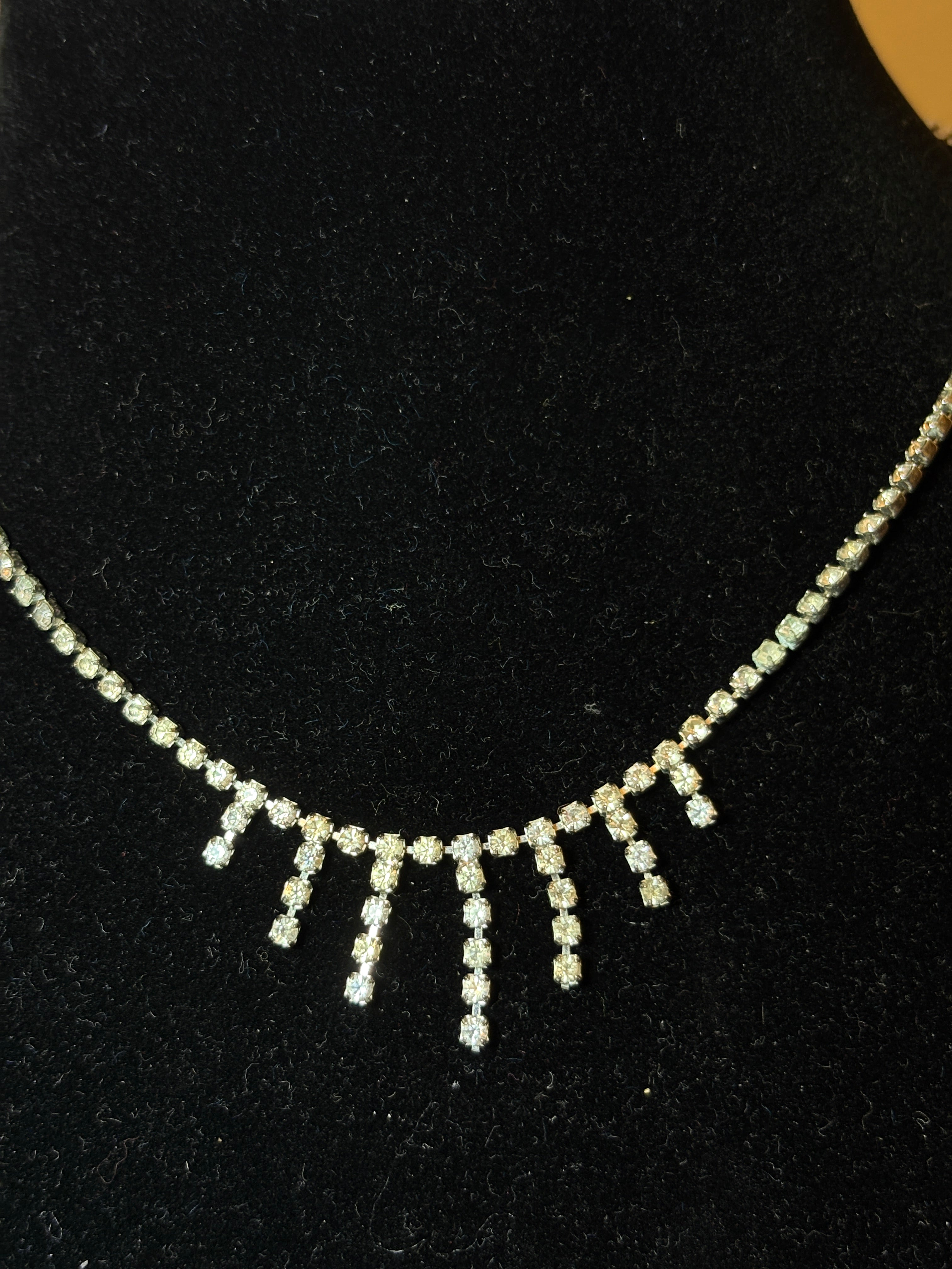 Vintage Dainty Rhinestone Choker