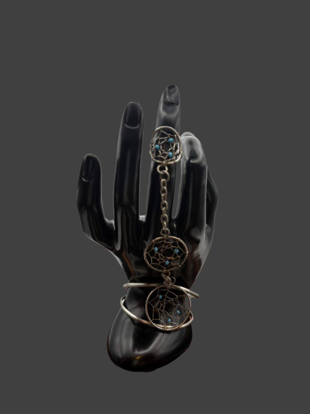 925 Turquoise Hand Chain & Ring