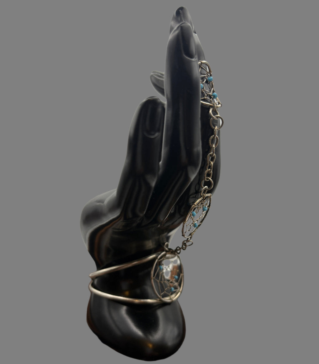925 Turquoise Hand Chain & Ring