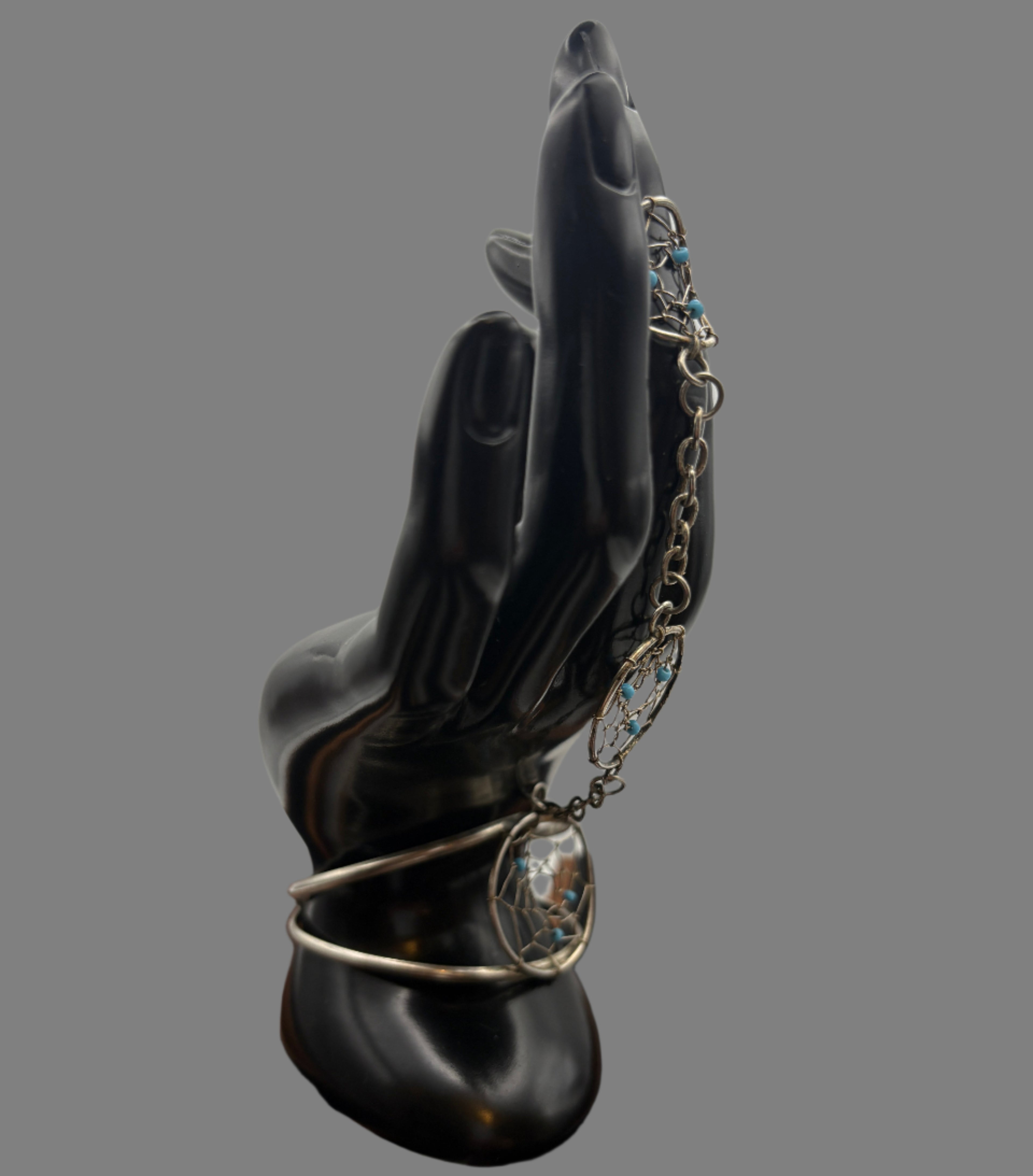 925 Turquoise Hand Chain & Ring