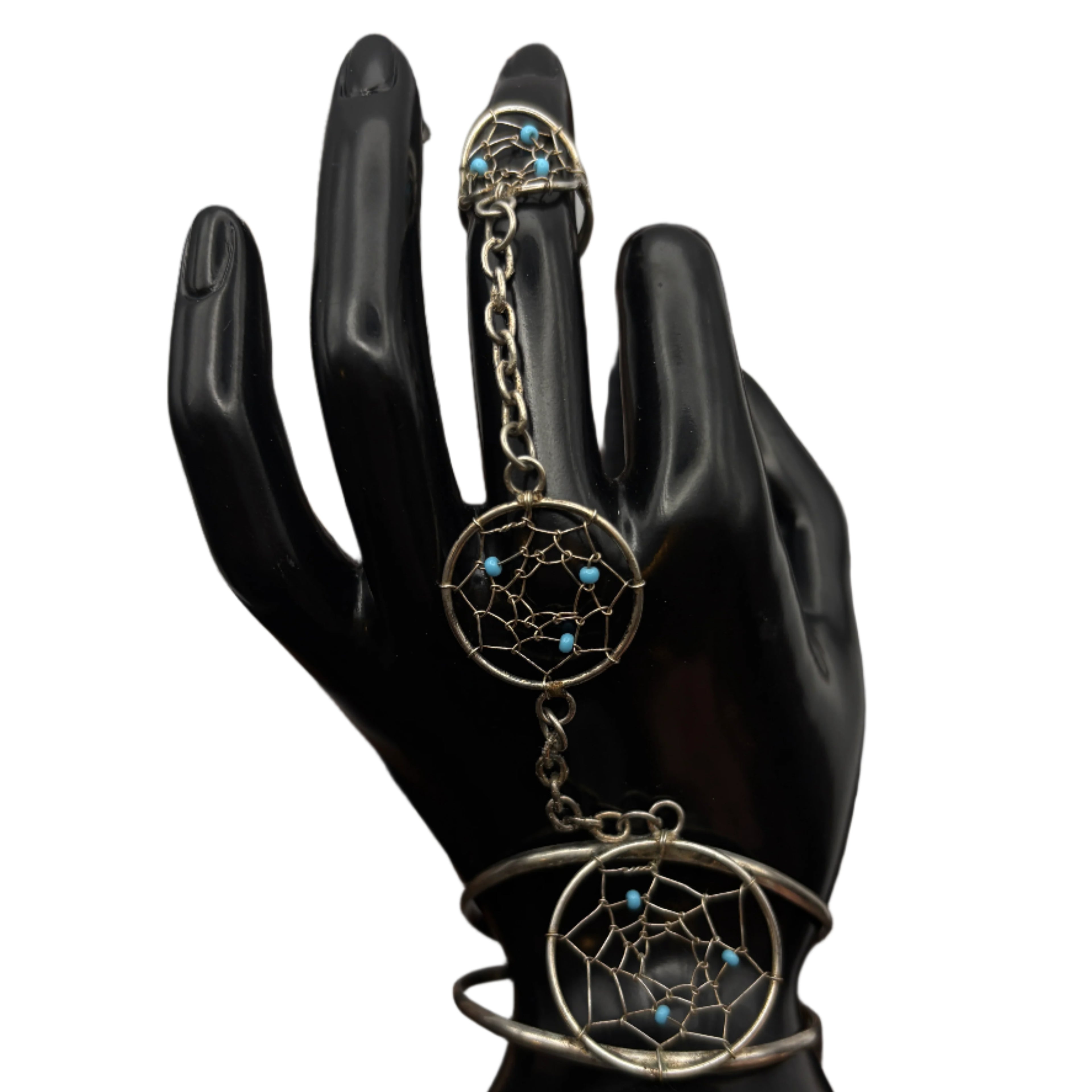 925 Turquoise Hand Chain & Ring