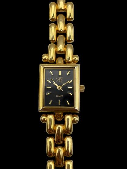 "N" Black Dial Quartz Analog
