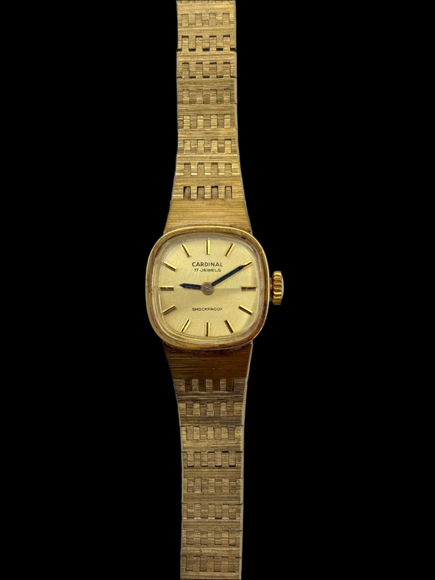 Gold Cardinal 17 Jewel Shockproof