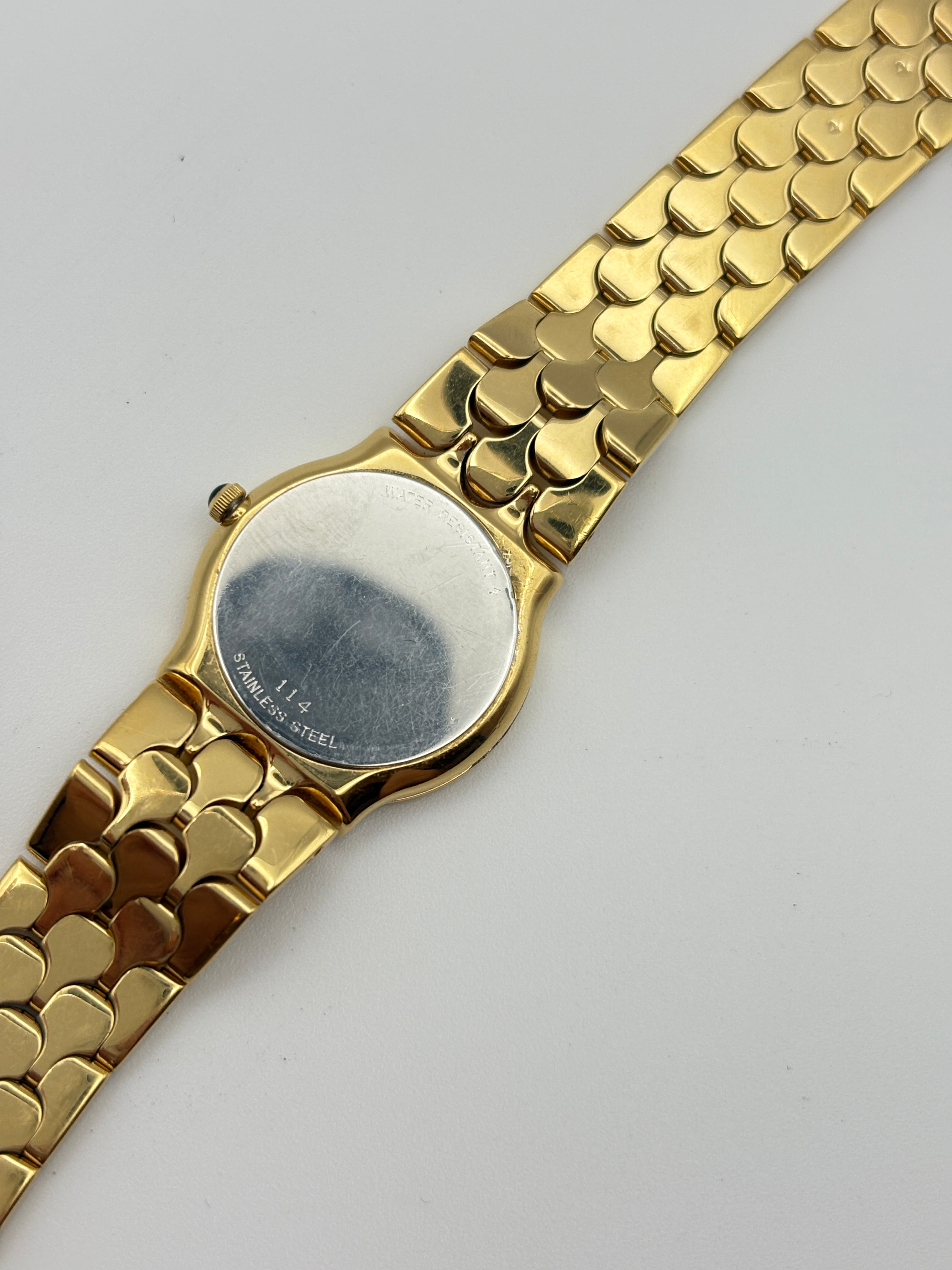 Gold Wittnauer Analog Watch