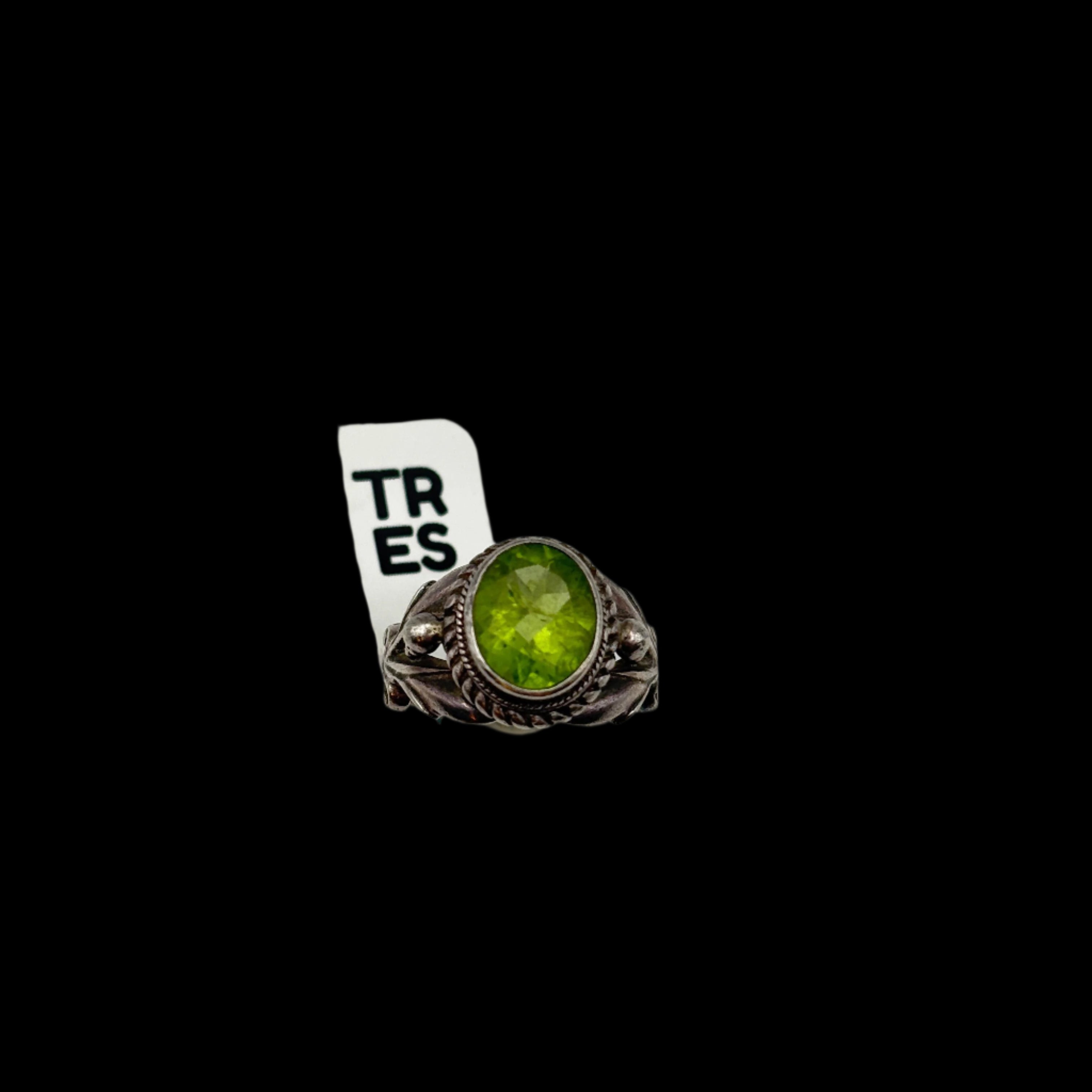 925 Peridot Ring