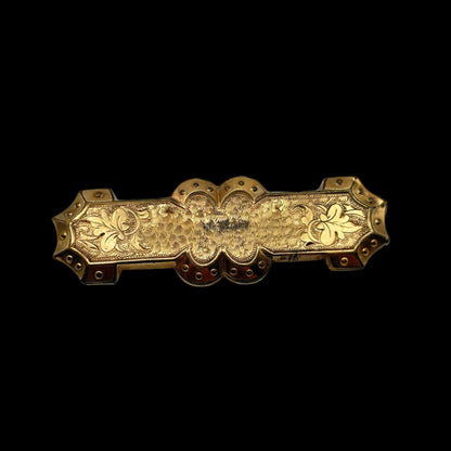 Antique Gold Filled Brooch