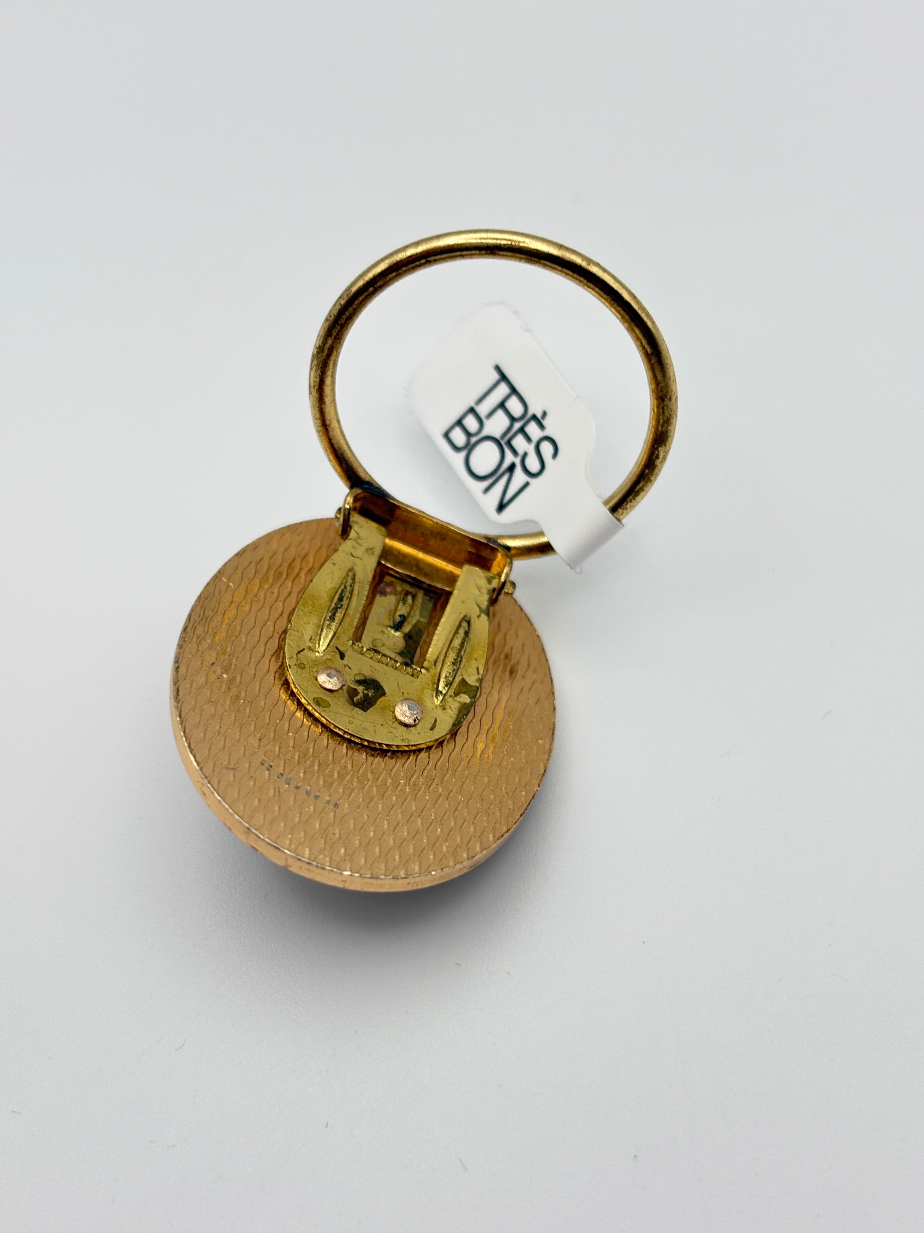 Vintage Enamel Scarf Clip