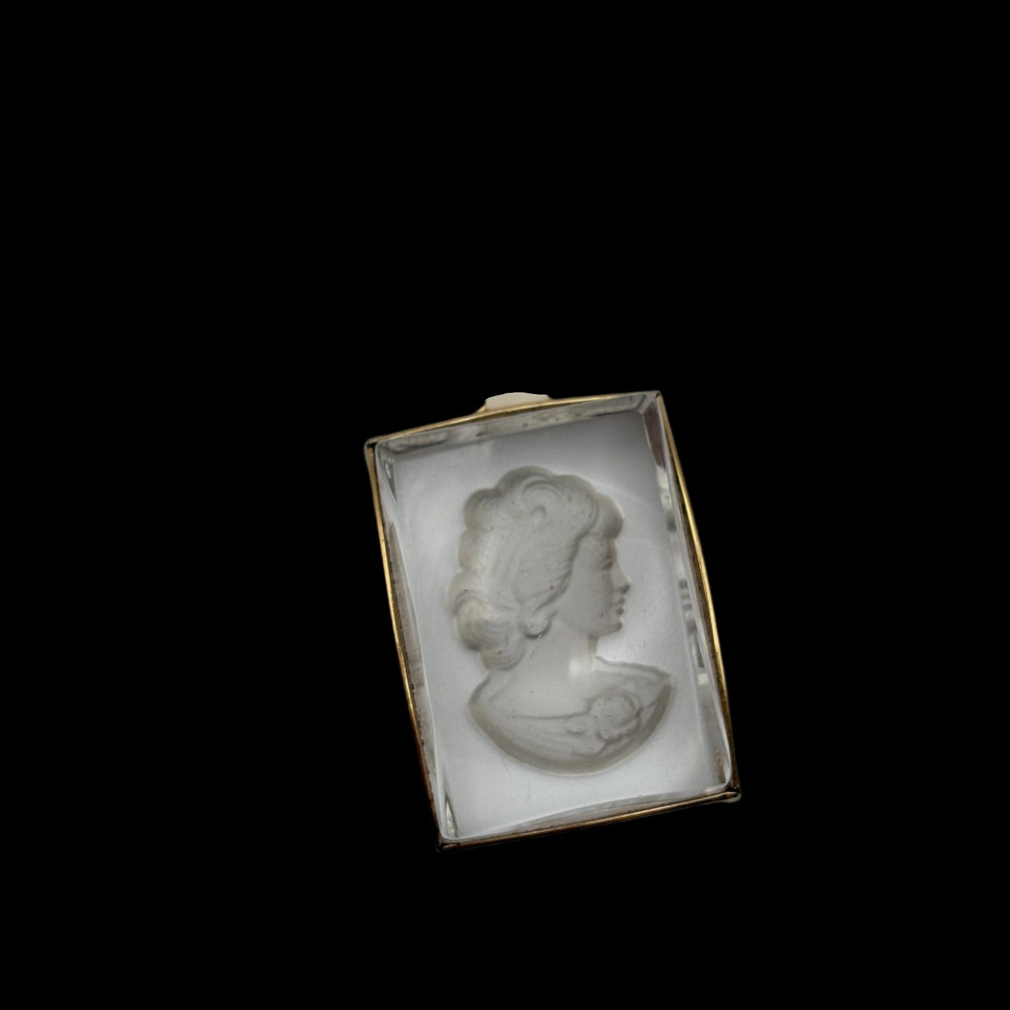 Glass Cameo Pendant