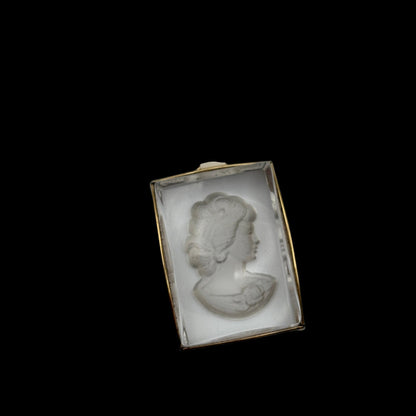 Glass Cameo Pendant