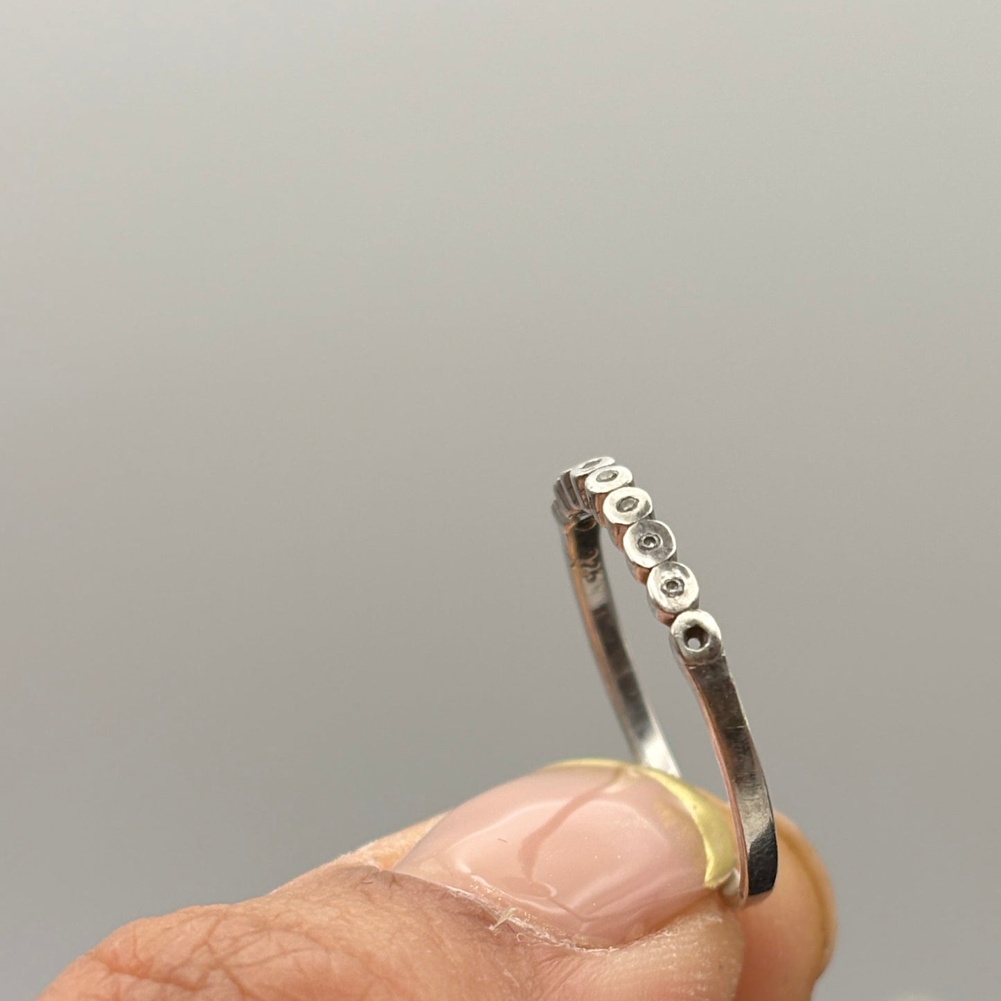 Half Eternity CZ Ring