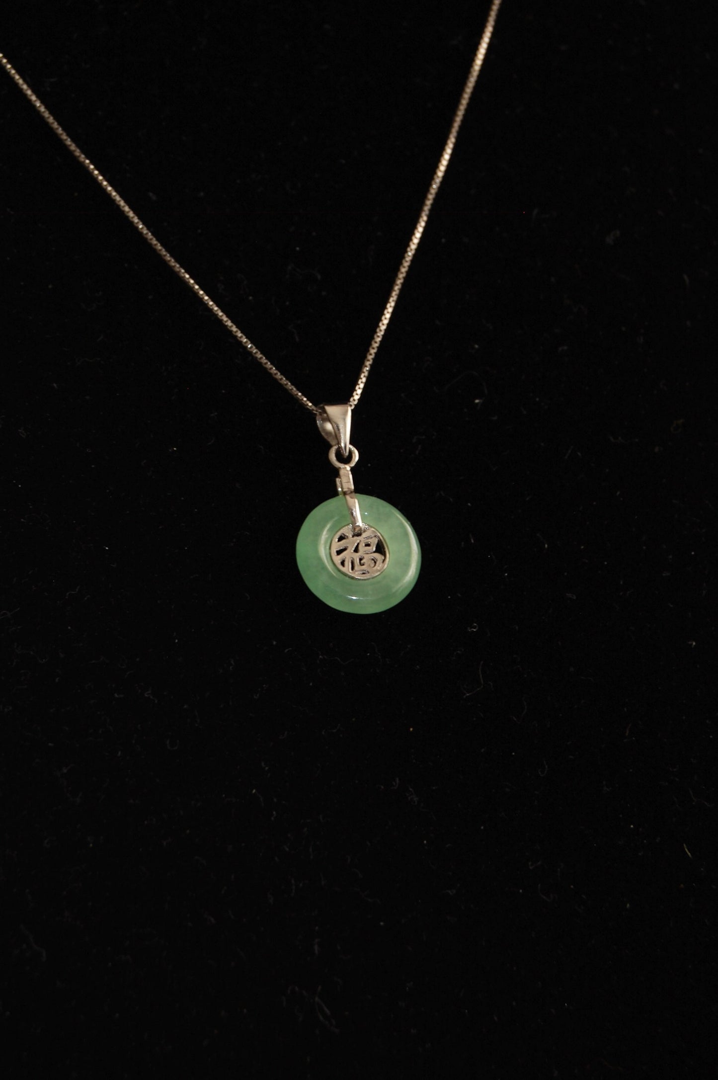 925 Good Fortune Jade Necklace