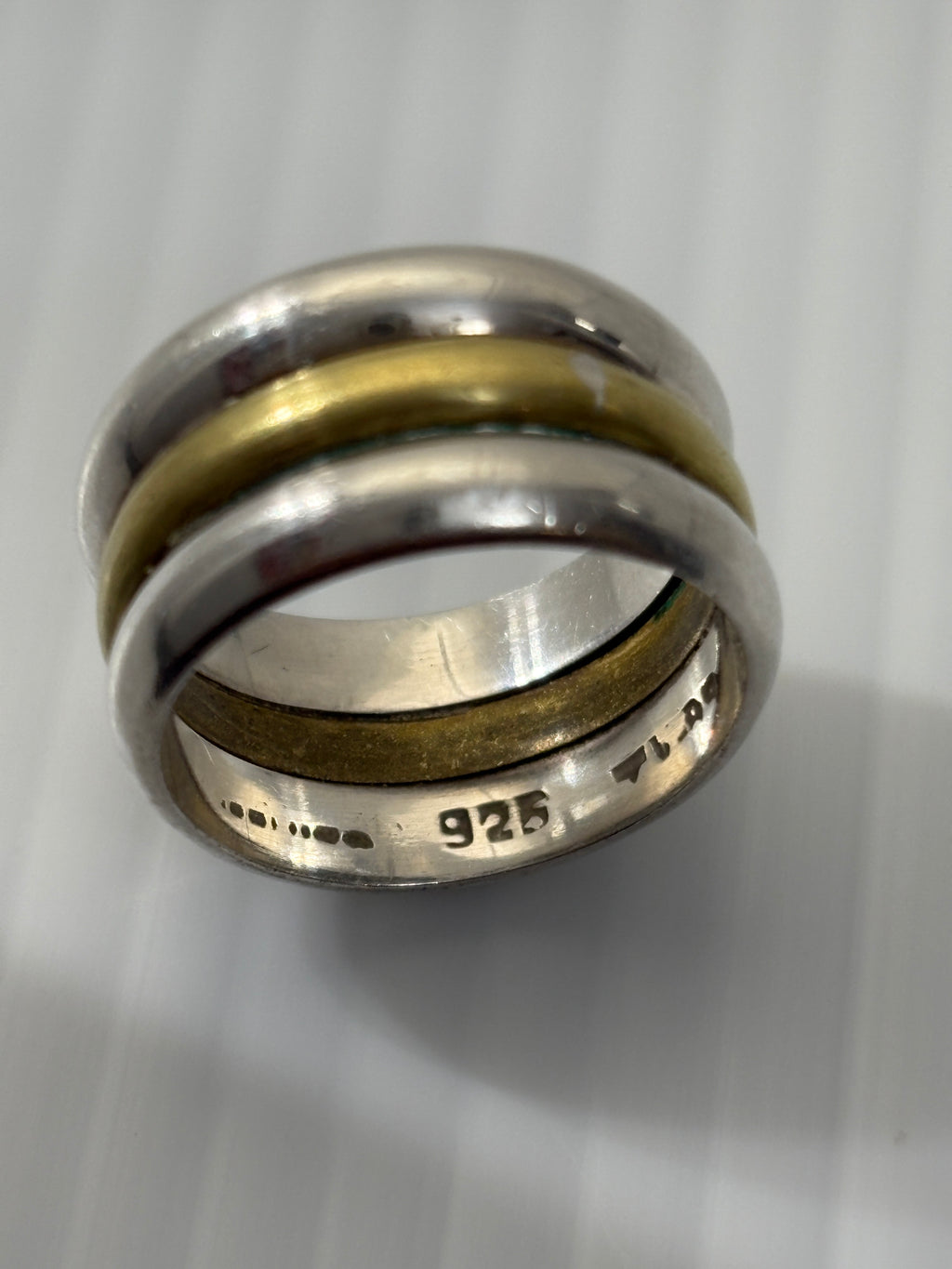 Sterling Mexico Triple Band Ring