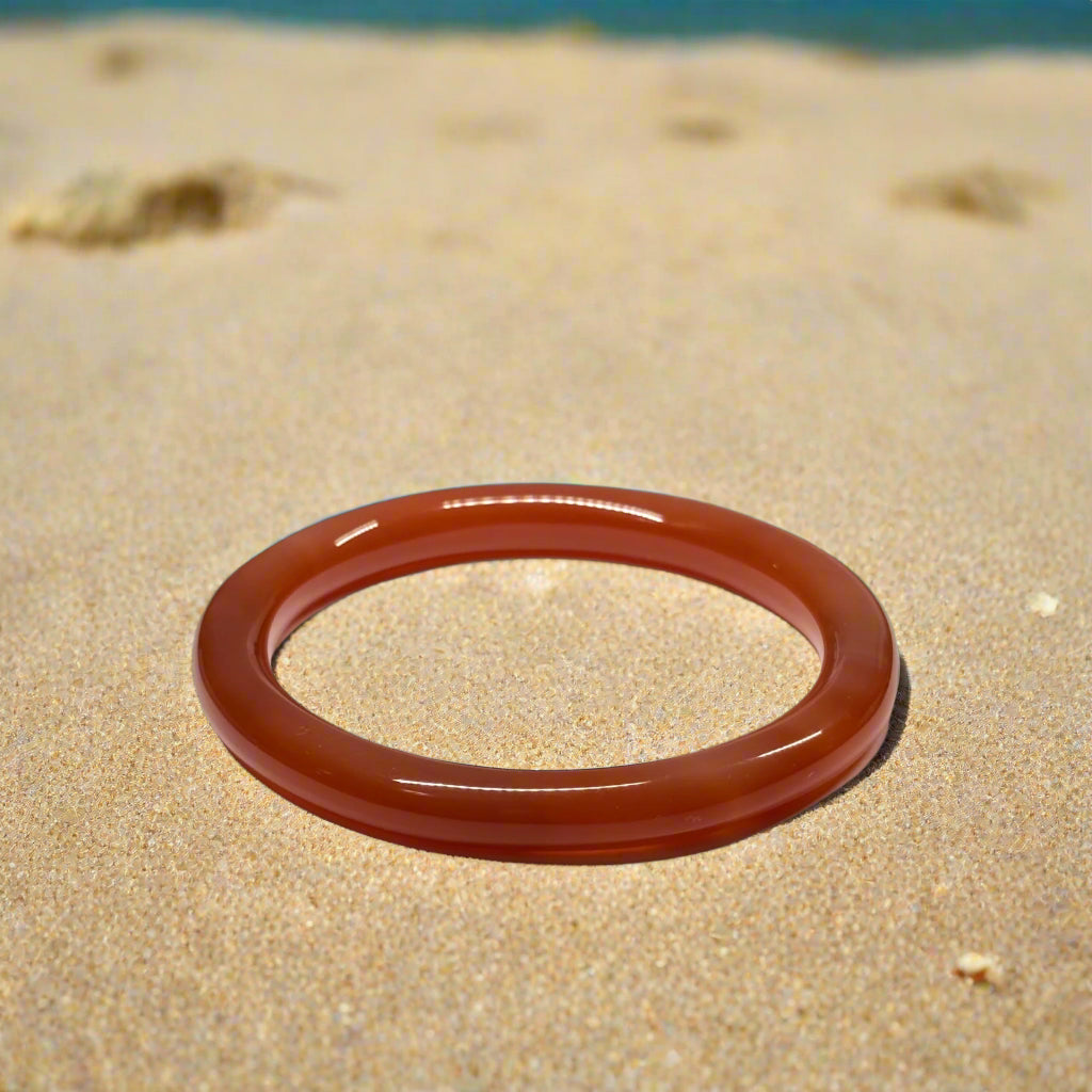 Red Agate Bangle