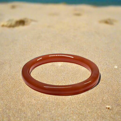 Red Agate Bangle