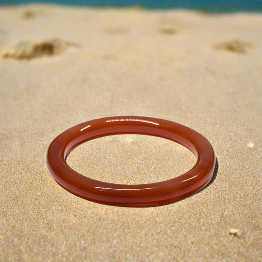 Red Agate Bangle