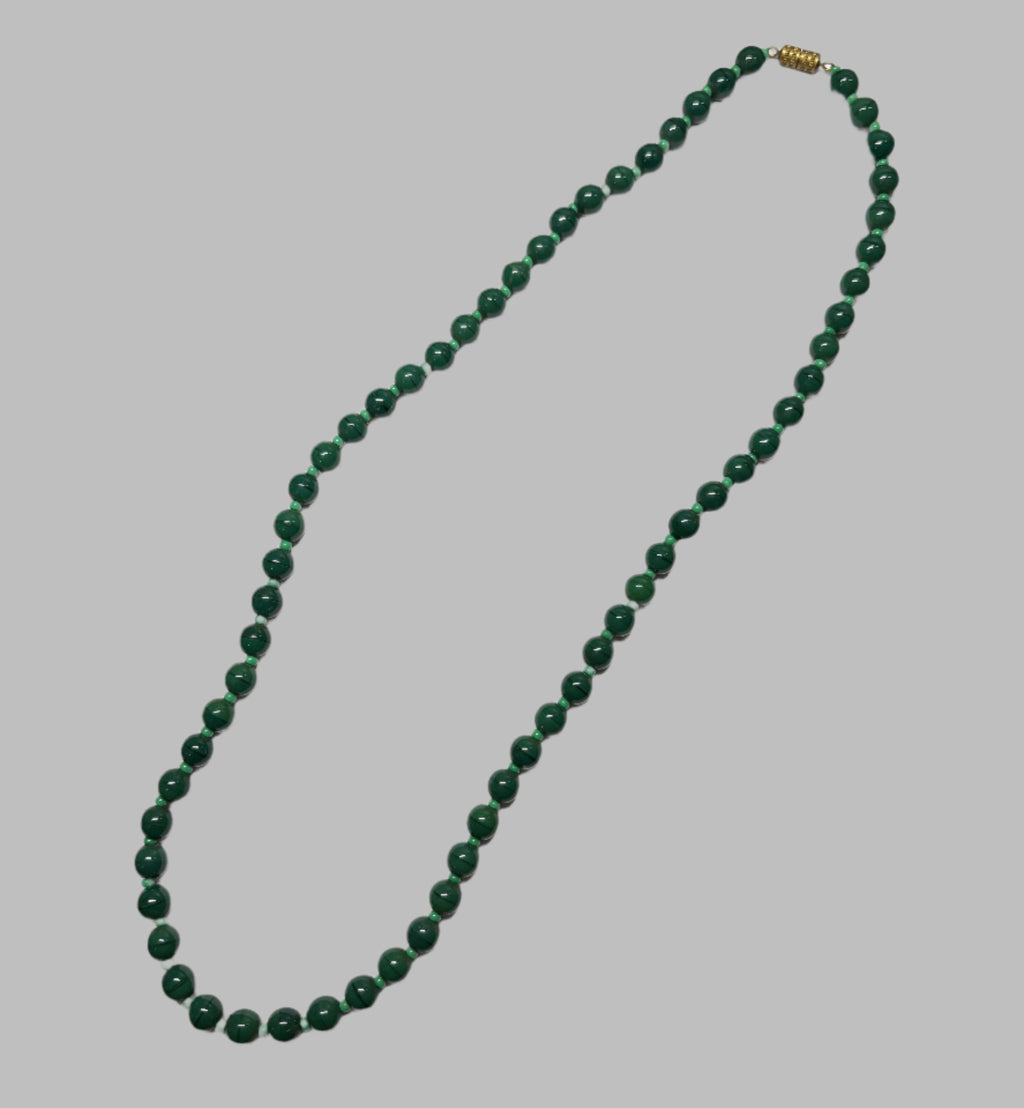 Green Malachite Statement Necklace