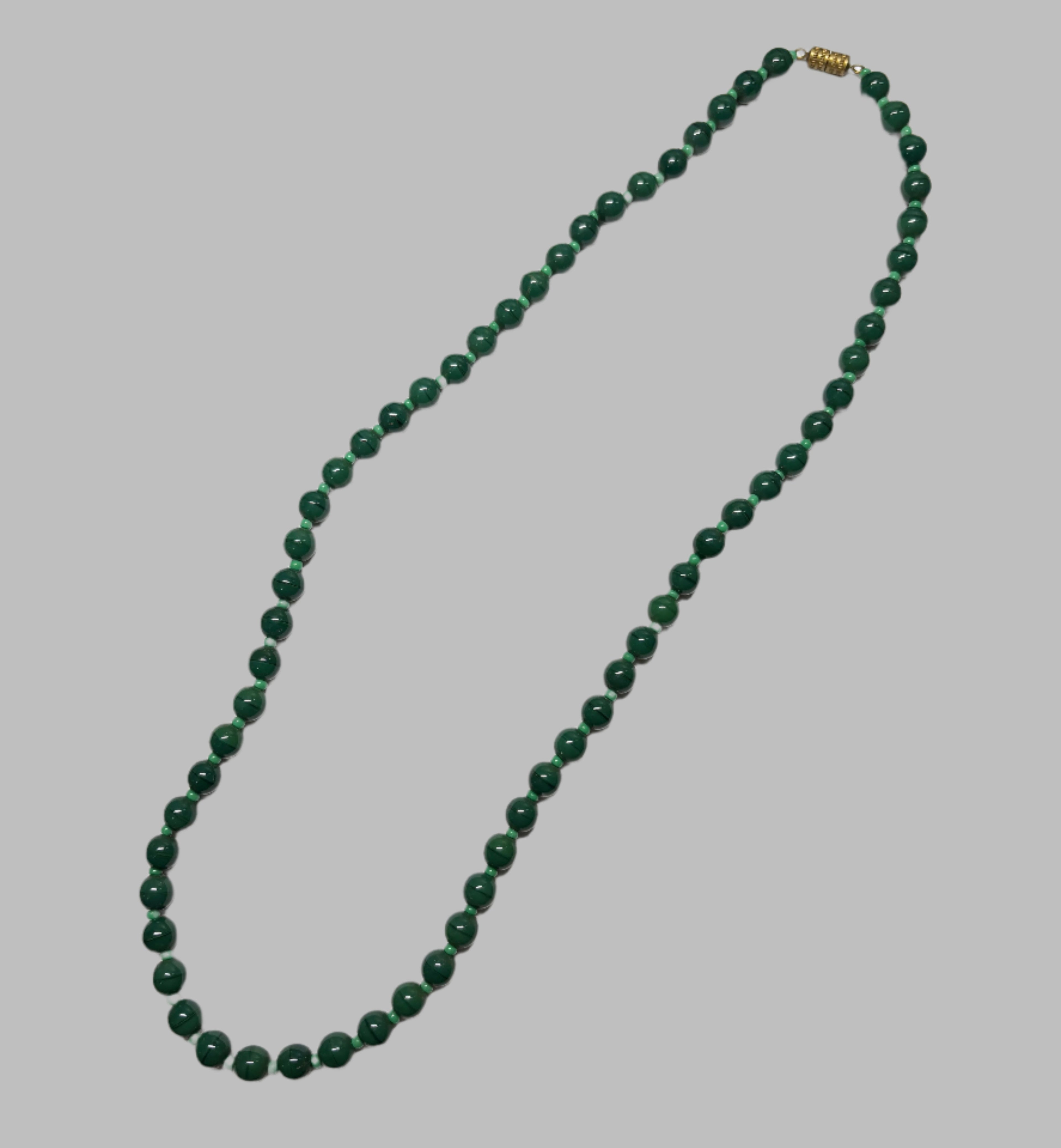 Green Malachite Statement Necklace