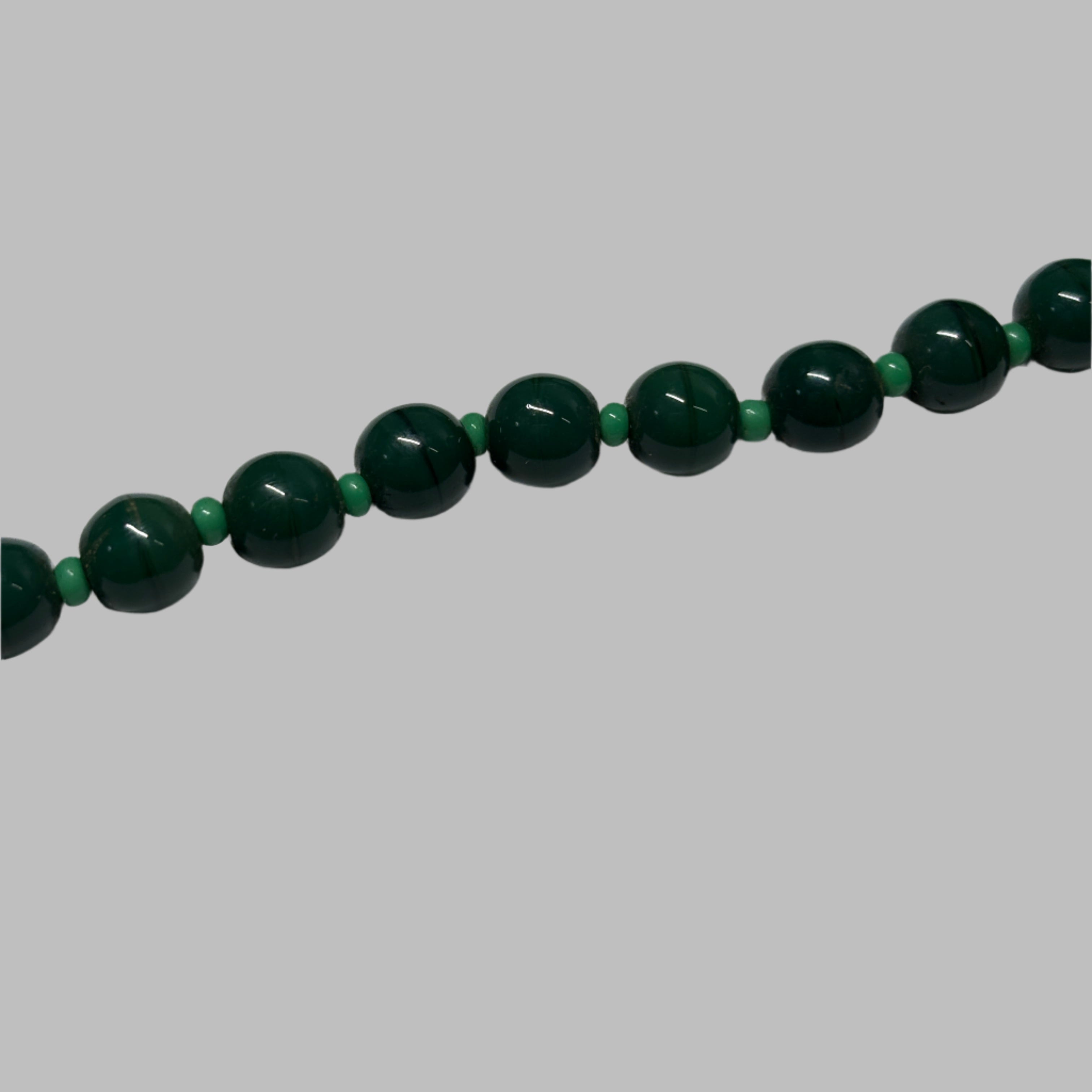 Green Malachite Statement Necklace