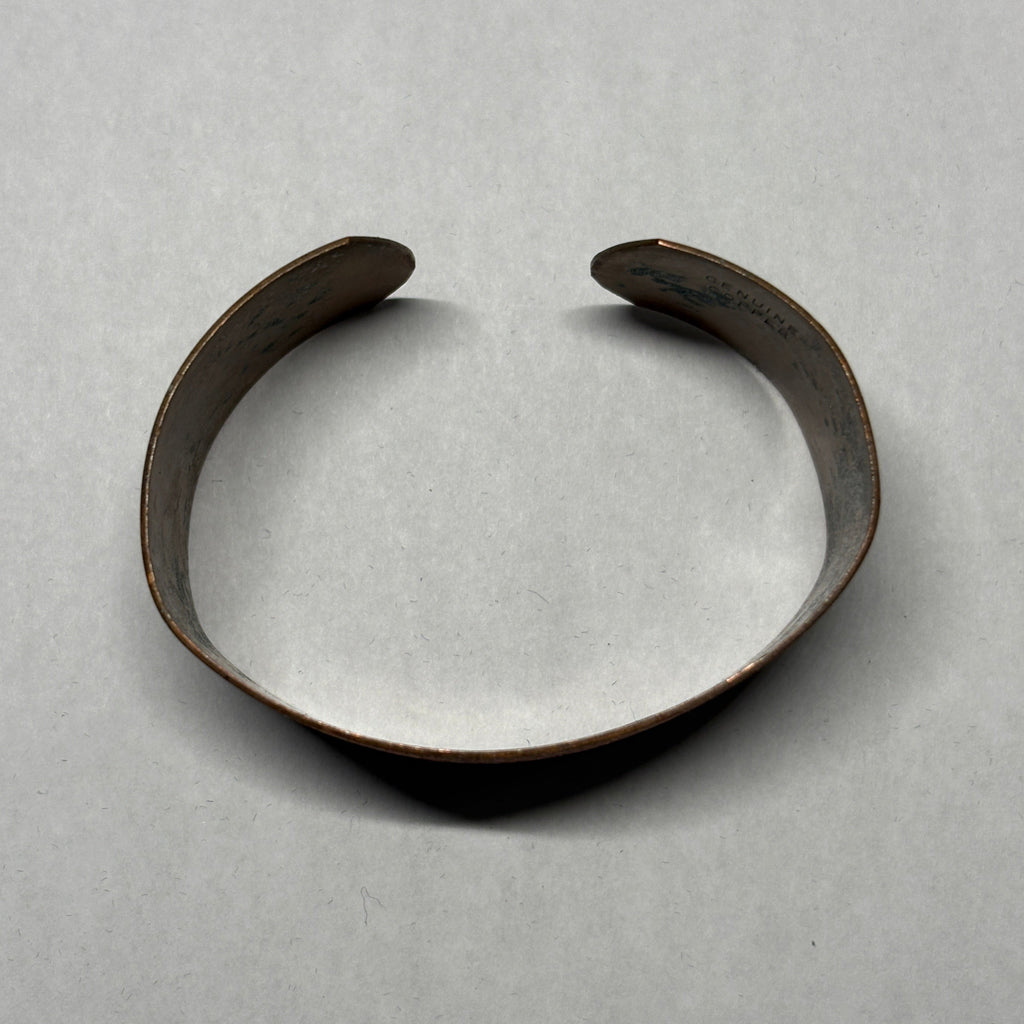 Floral Copper Bangle