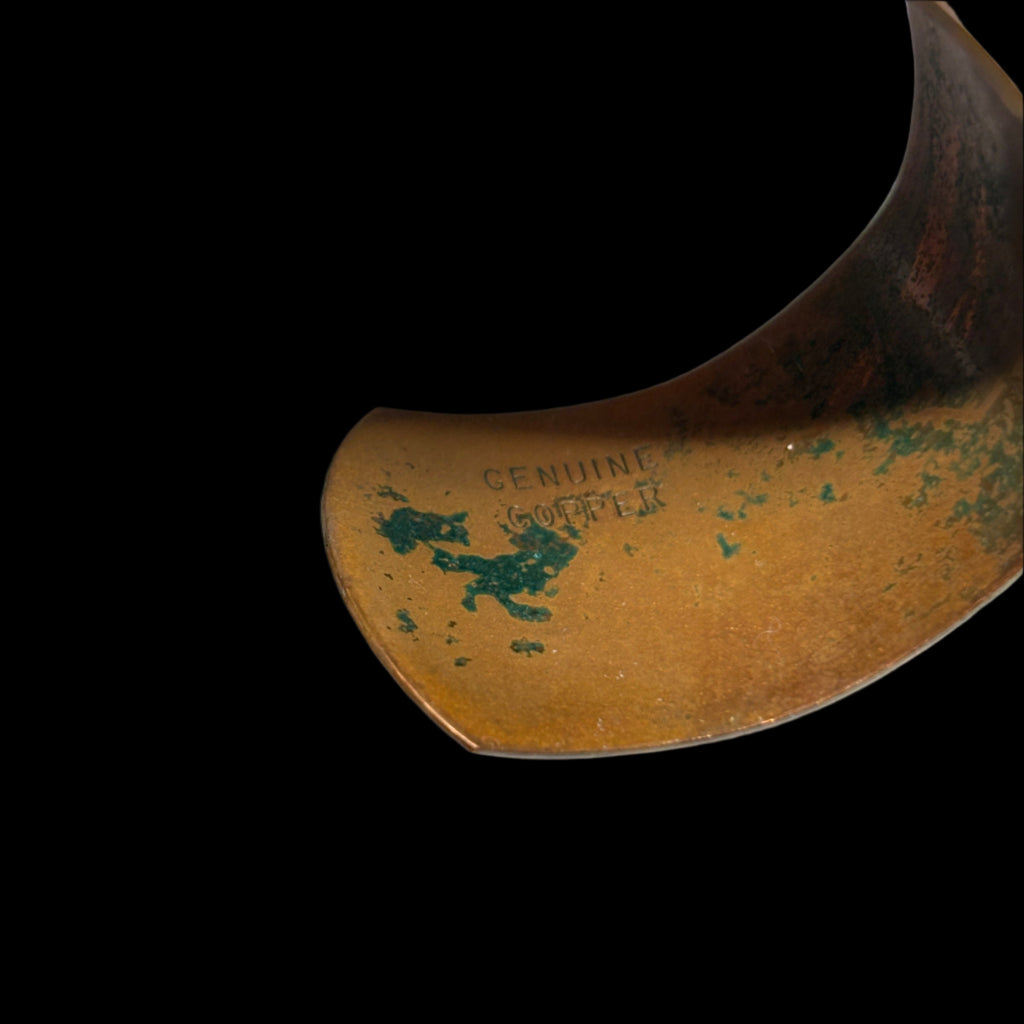 Floral Copper Bangle