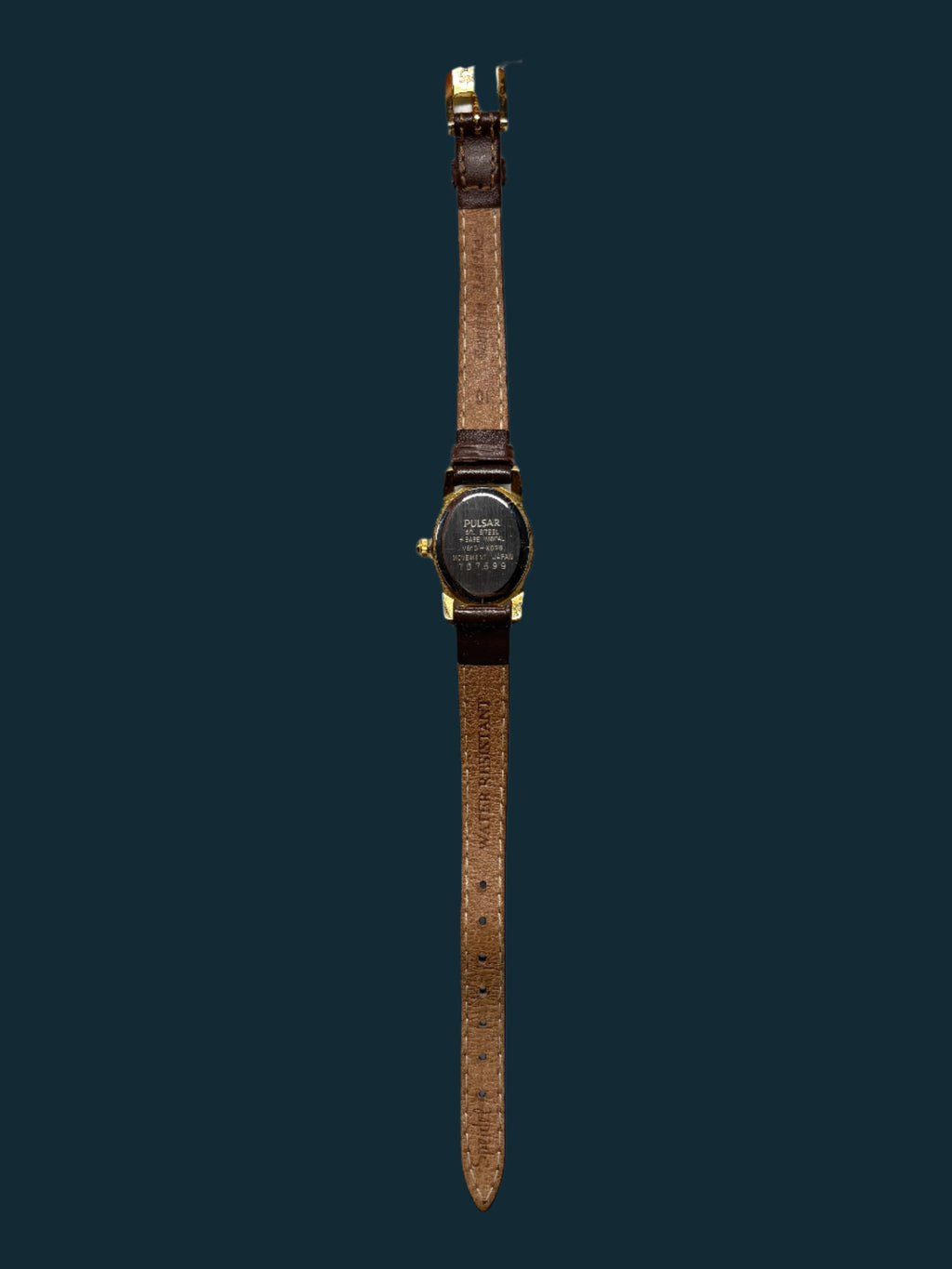Pulsar Brown Leather Analog Watch