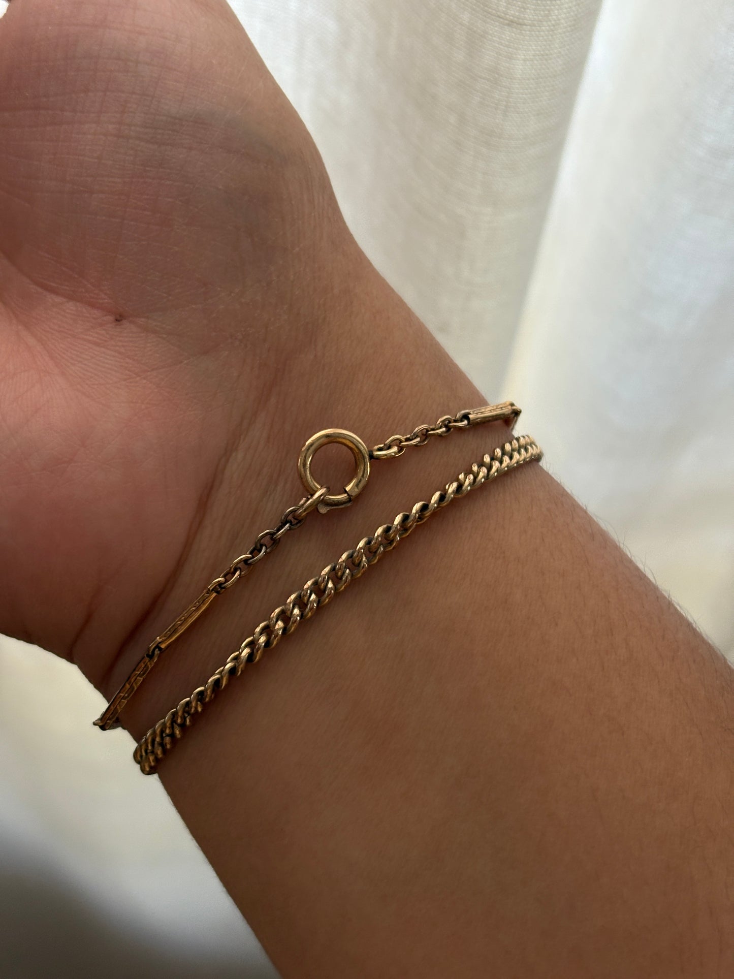 Réforme Gold-Filled Large Spring Clasp Curb Bracelet
