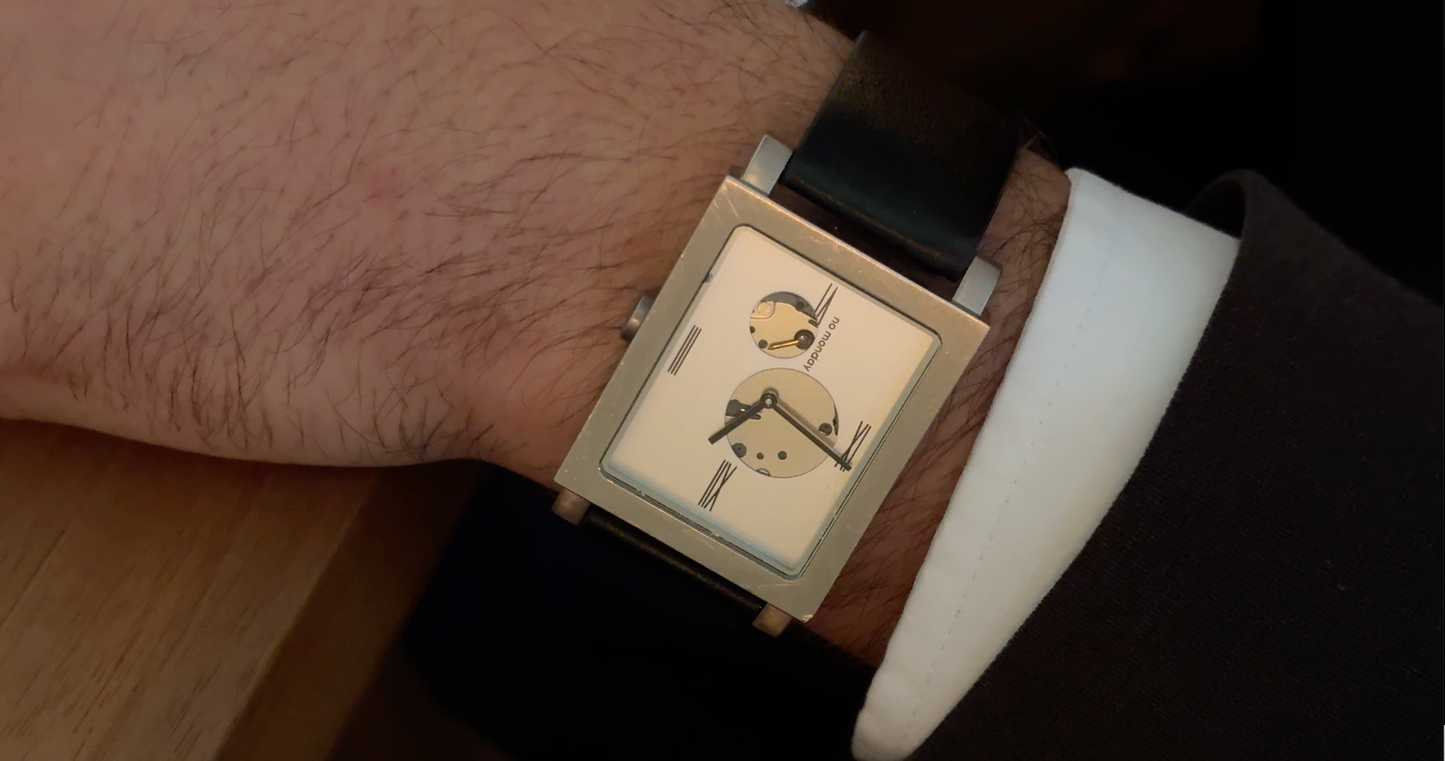 No Monday Analog Watch