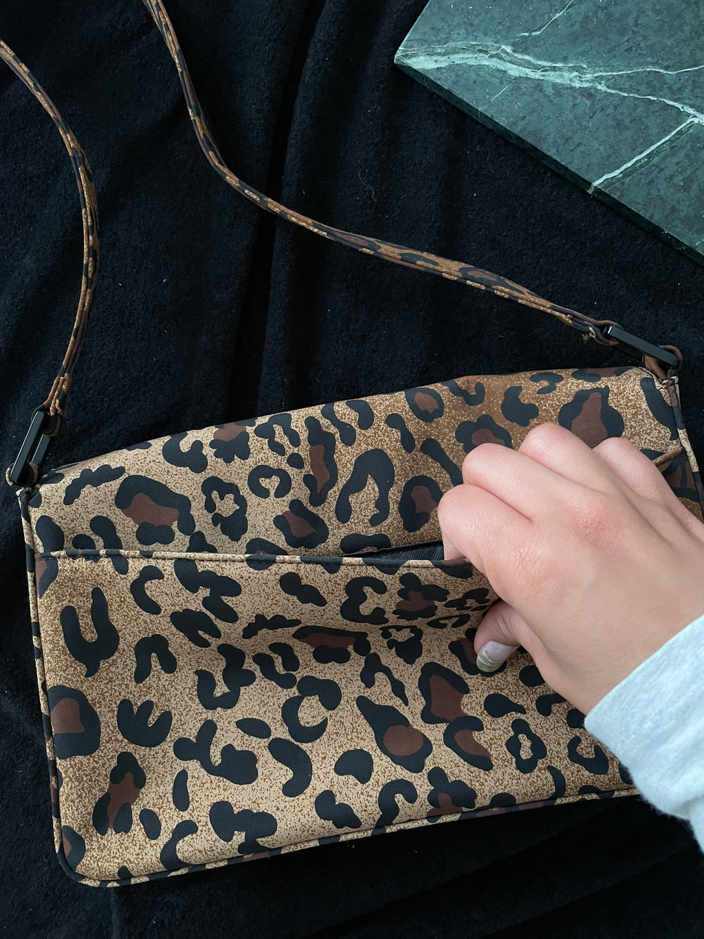 “Bechamel” Cheetah Print Purse
