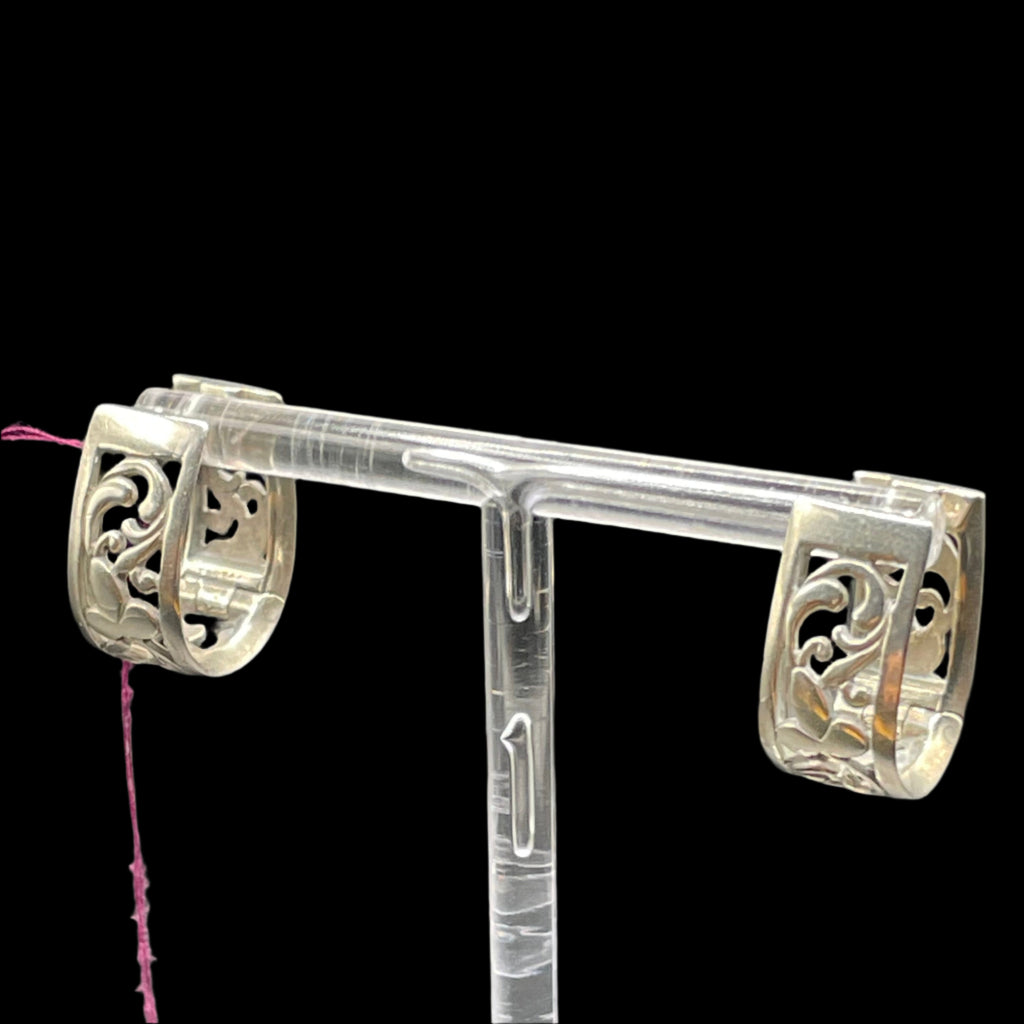 925 Silpada Floral Earrings