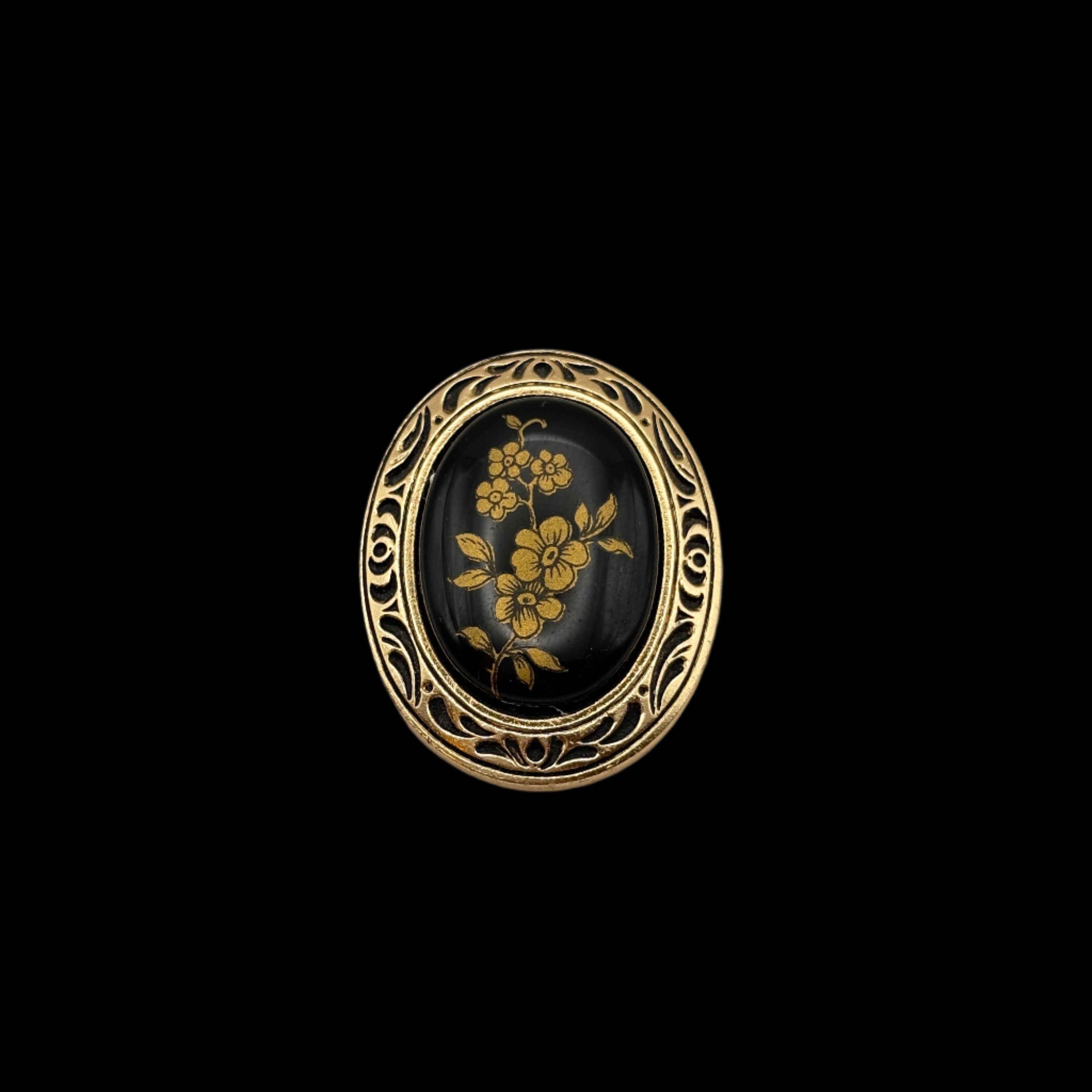 Vintage Enamel Scarf Clip