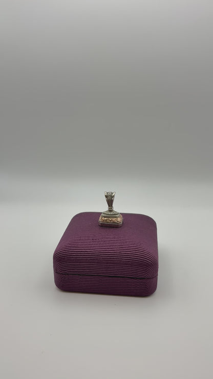 Georgian Two-tone Carnelian Watch Fob