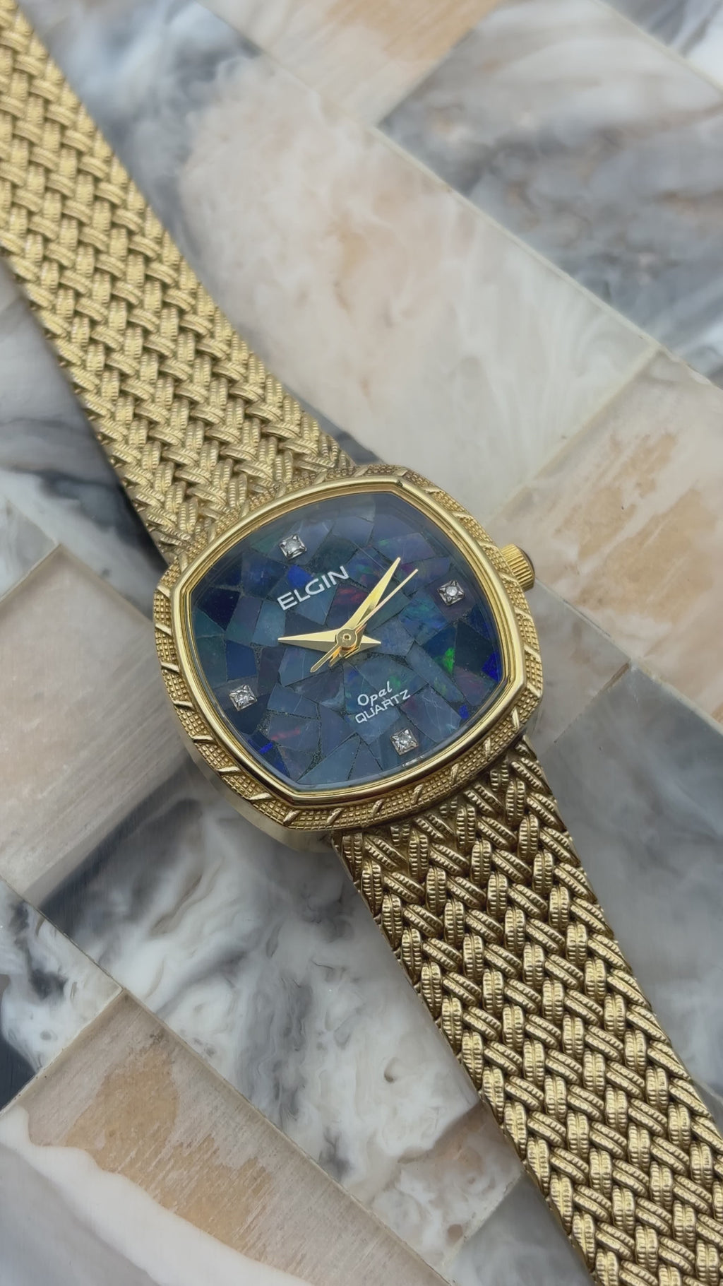 Elgin Opal Dial Analog