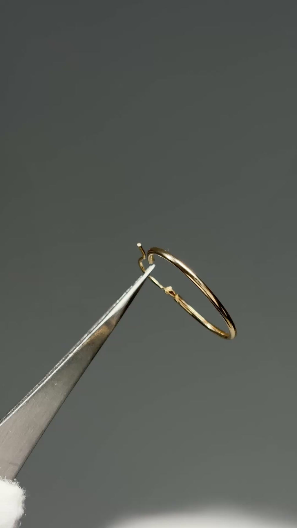 10KT 21mm Endless Closure Hoops
