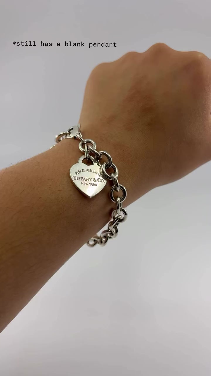 "Return to Tiffany's" Collection Sterling Rolo Bracelet
