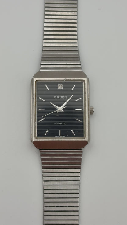 Gruen 12 Hour Diamond Watch Tank